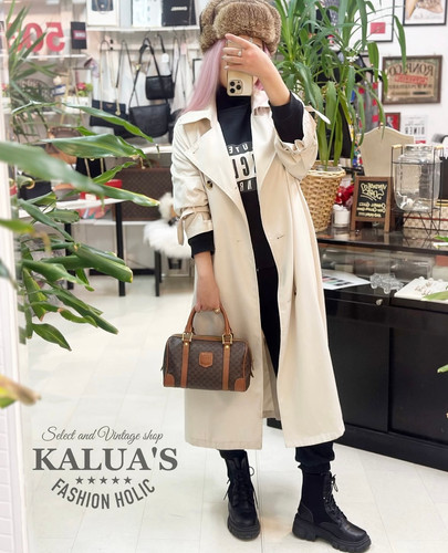 CELINEマカダム柄マイクロミニボストンバッグ | kaluas