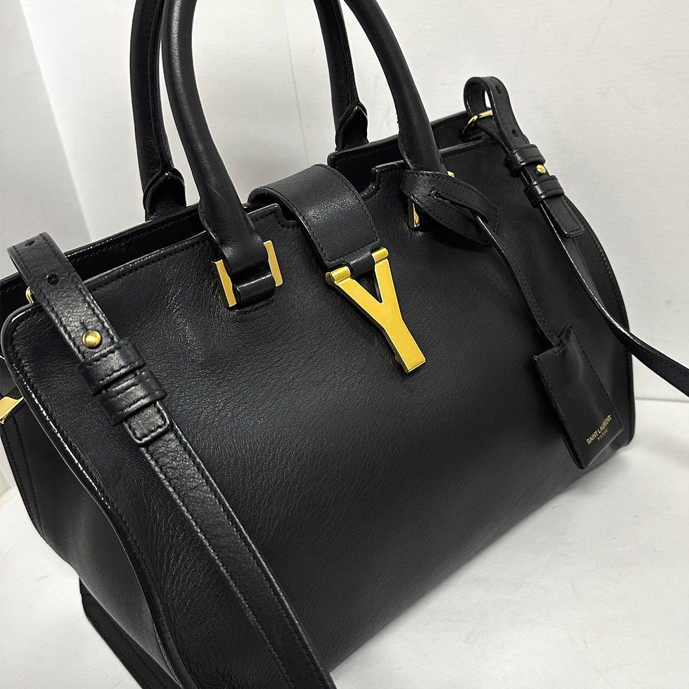 サムネイル： Saint Laurent Paris プチカバス レザー 2wayハンドバッグ