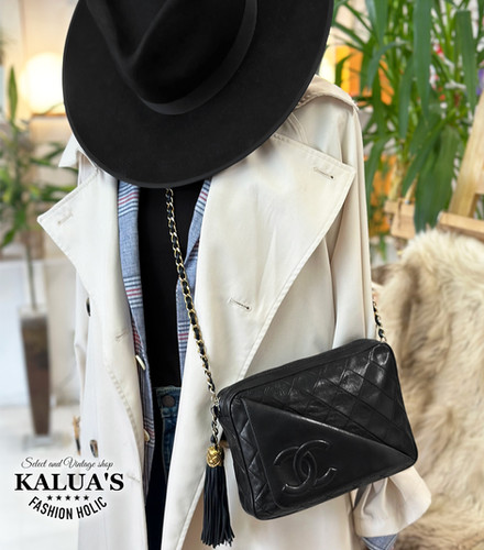 CHANEL デカココ×タッセルマトラッセチェーンショルダーバッグ | kaluas