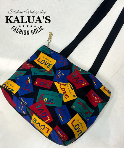 30%OFF】YSLロゴチャーム LOVE マルチカラーナイロントート | kaluas