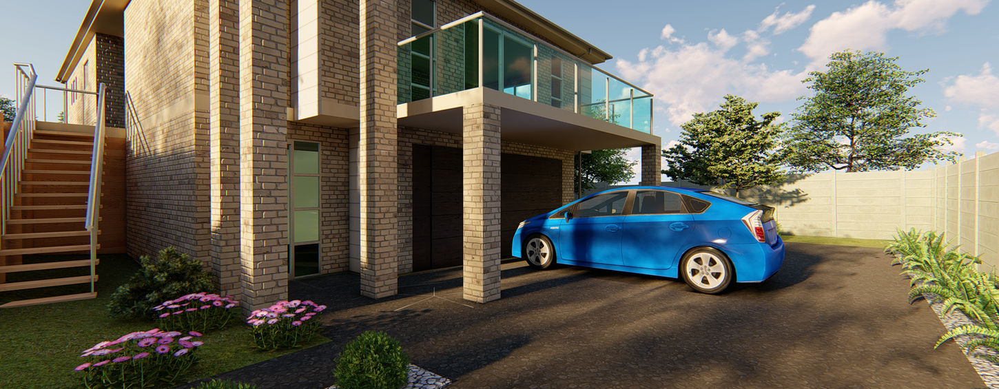 residential house render