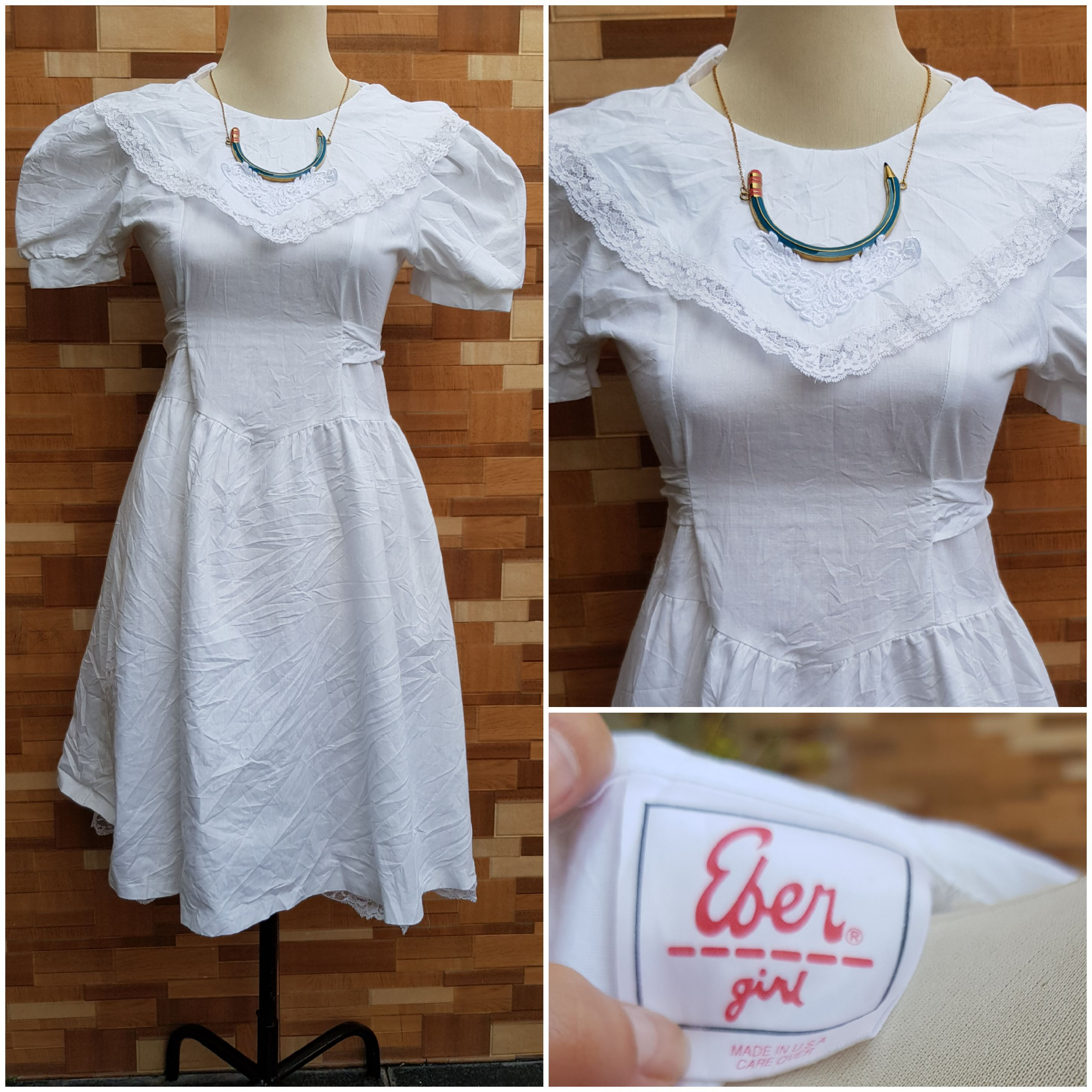 Classic white dress
