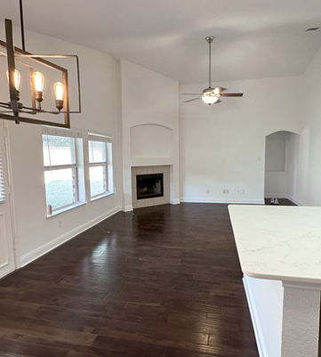 Interior Paint Job Using Sherwin William's 'Pure White' in Satin Finish