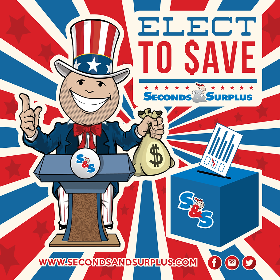 seconds & surplus building materials ad campaign