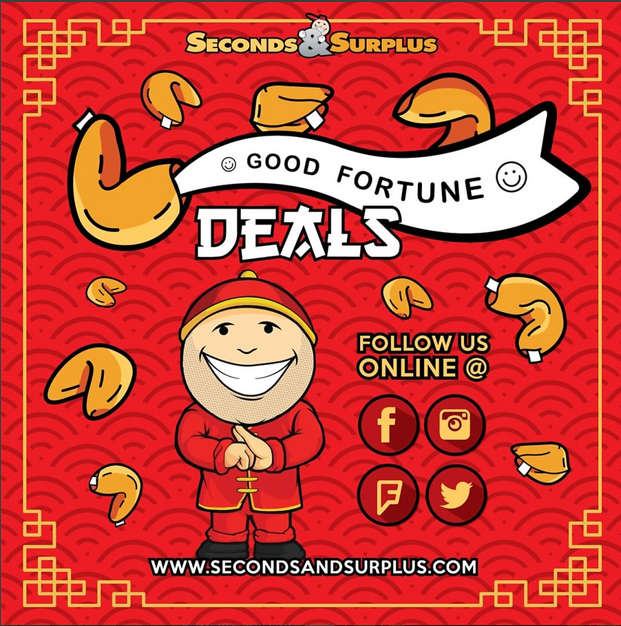 seconds & surplus building materials ad campaign