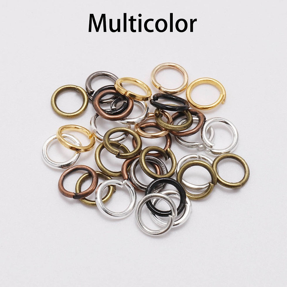 Thumbnail: 50-200pcs/lot 3-20 mm Jump Rings Split Rings Connectors For Diy Jewelry Finding 