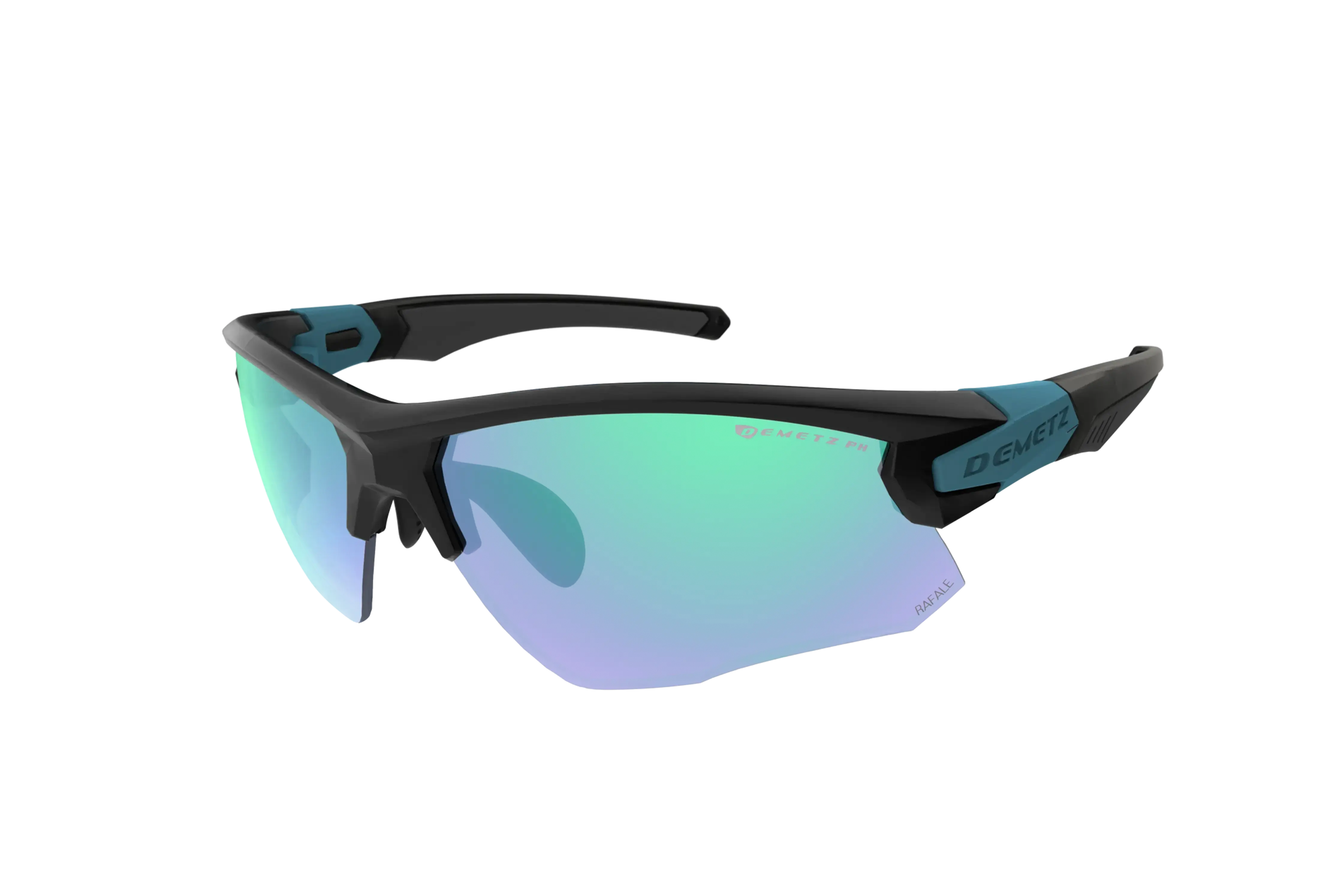 PULSA 2 Matte Black / Matte Green, Purple Photochromic Green Mirror Cat.1-3