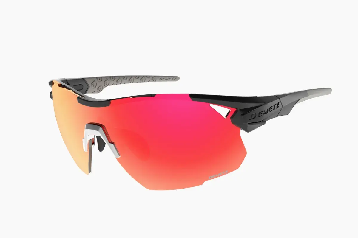 TRAIL Mat Black / Silver, Pink with Red Mirror Cat.3