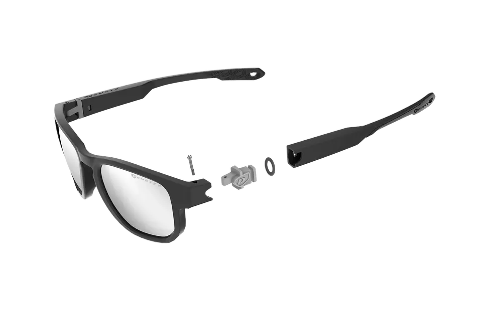 תמונה ממוזערת: FLOAT-D Black Matt / Blue, Brown Polarized with Blue Mirror Cat.3
