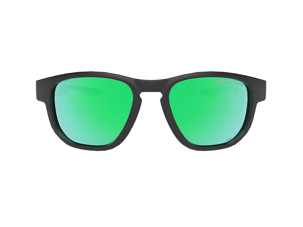 תמונה ממוזערת: FLOAT-D Black Matt / Green, Grey Polarized with Green Mirror Cat.3