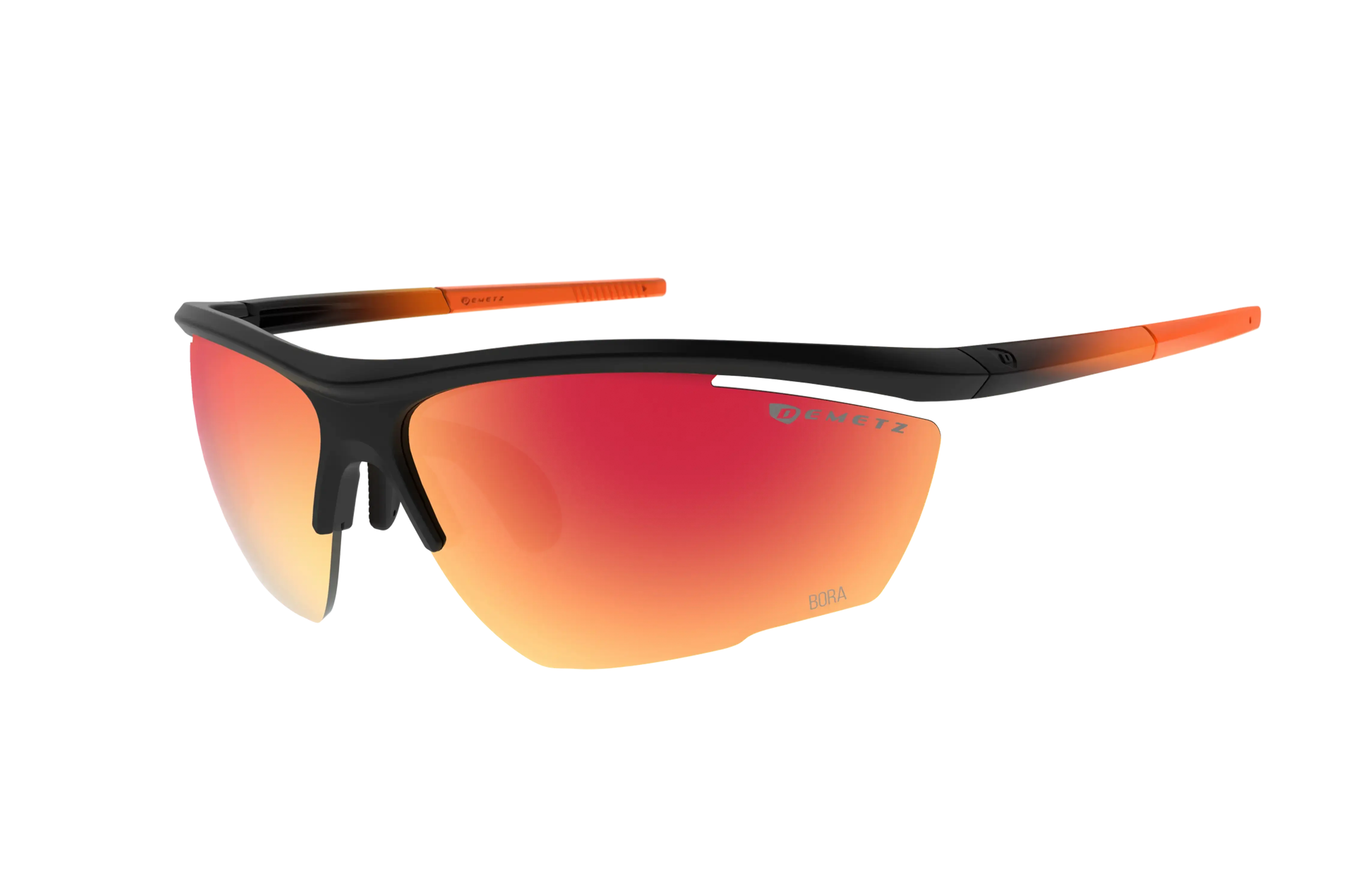 RELIEF Matte Black / Matte Orange, Purple Mirror Red Cat.3
