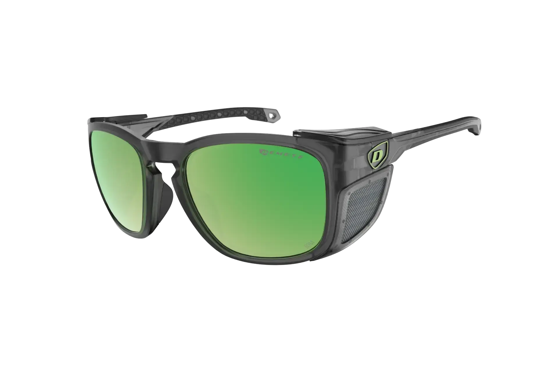 SPIT-TRACK Matte Crystal Grey / Matte Black, Pink Mirror Green Cat.3