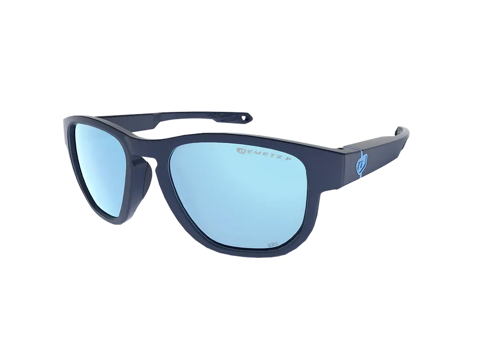תמונה ממוזערת: FLOAT-D Navy Matt / Blue Light, Brown Polarized with Ice Blue Mirror Cat.3