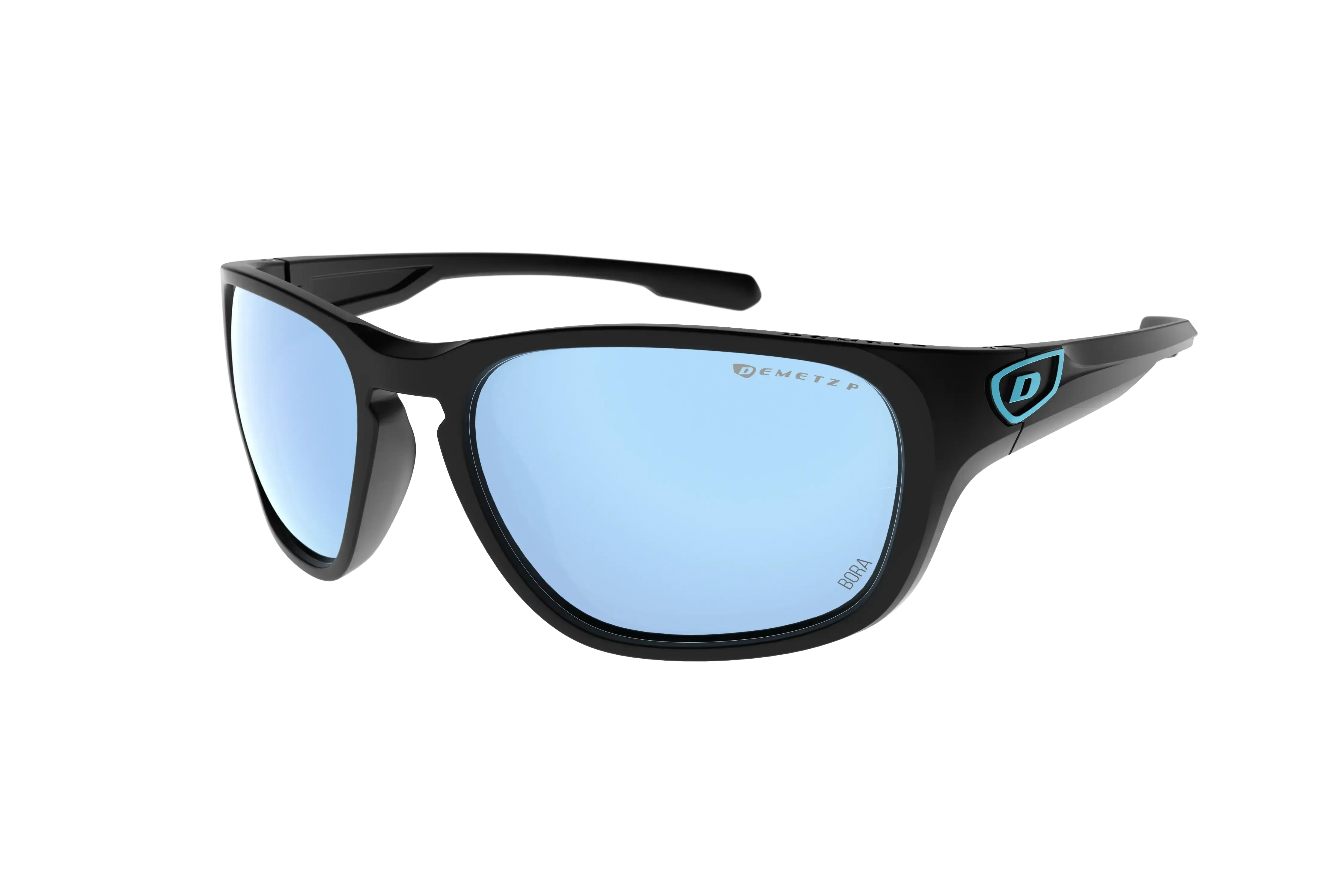 NOTION Matte Black, Grey Polarized with Blue Mirror Cat.3