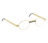 Reader Round Gold Black