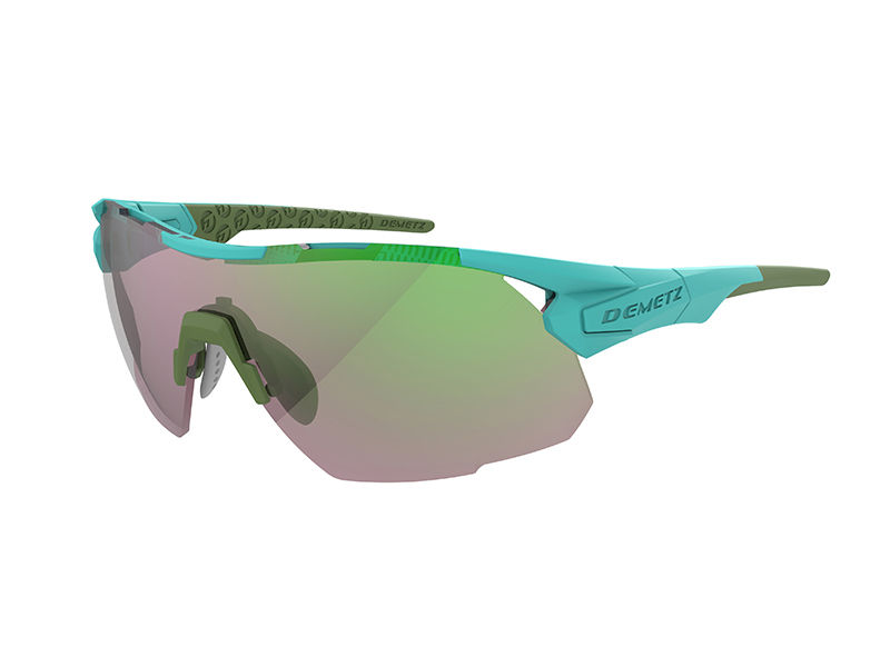 TRAIL Light Blue / Khaki, Pink with Green Mirror Cat.3