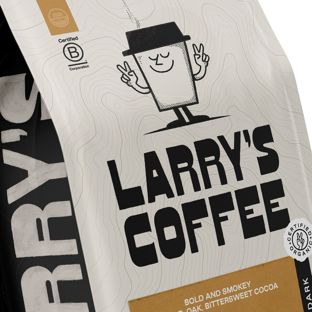 Larry’s Coffee An Energetic Refresh for an EcoFriendly Brand