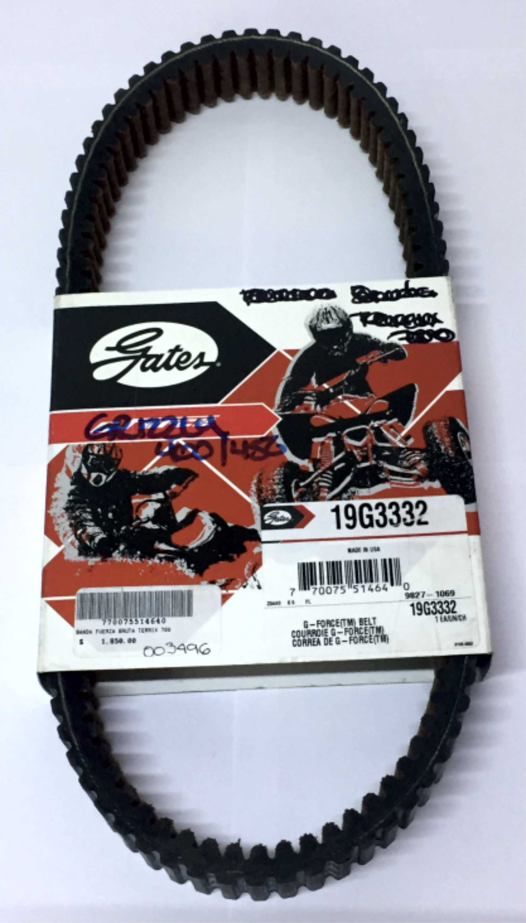 BANDA GATES 19G3332 GRIZLY 400/450 '07-14'