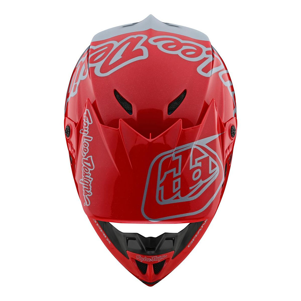 Miniatura: CASCO TLD GP SILHOUETTE RED / SILVER