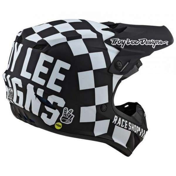 Miniatura: CASCO TLD SE4 POLYACRYLITE CHECKER BLK WHITE