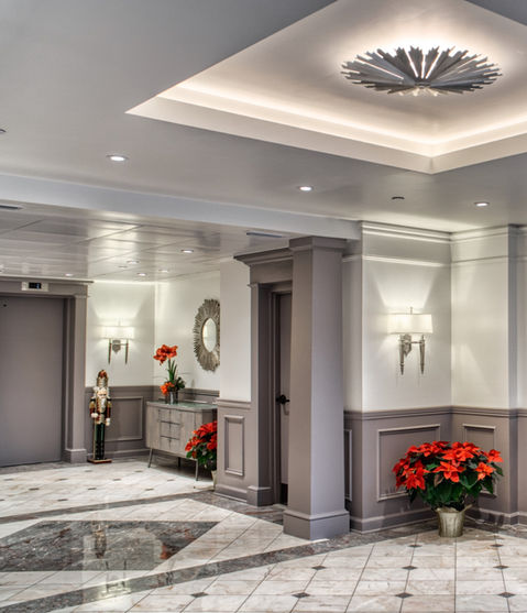 Commercial Lobby Renovation by Jen Contracting in Alexandria, VA - Old Town