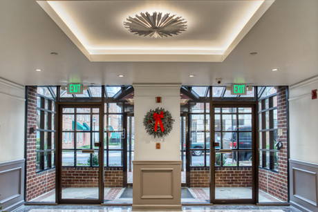 Commercial Lobby Renovation by Jen Contracting in Alexandria, VA - Old Town