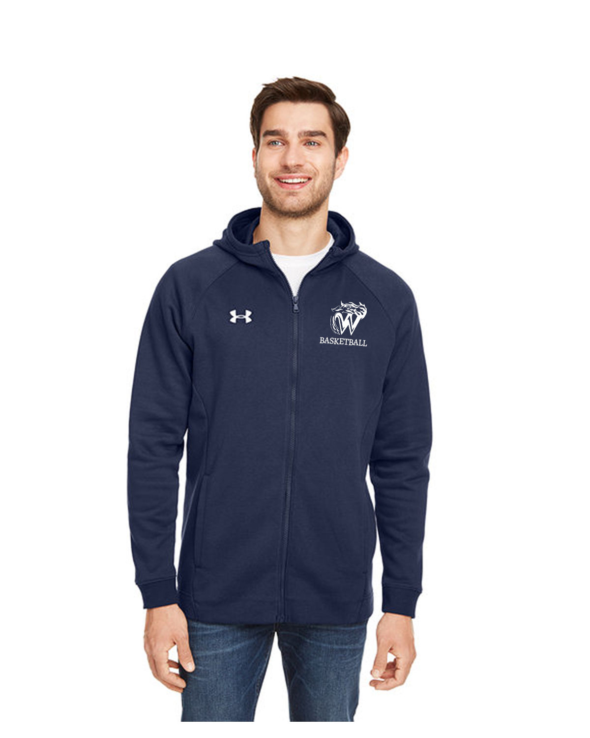 UA Full Zip Jacket Navy