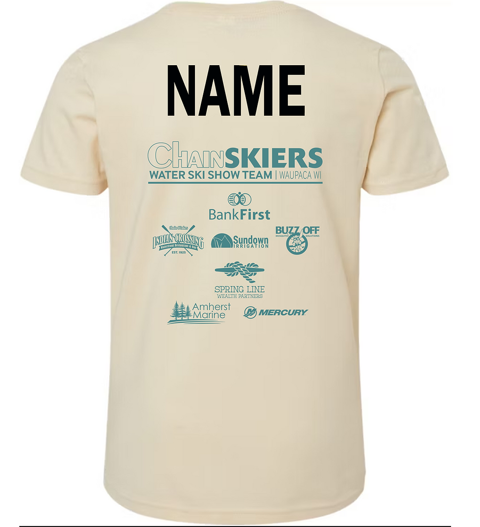 Thumbnail: Custom Name On Back Soft Cream Bella Tee