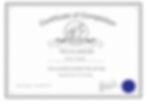 Ali's dog behaviour certificate