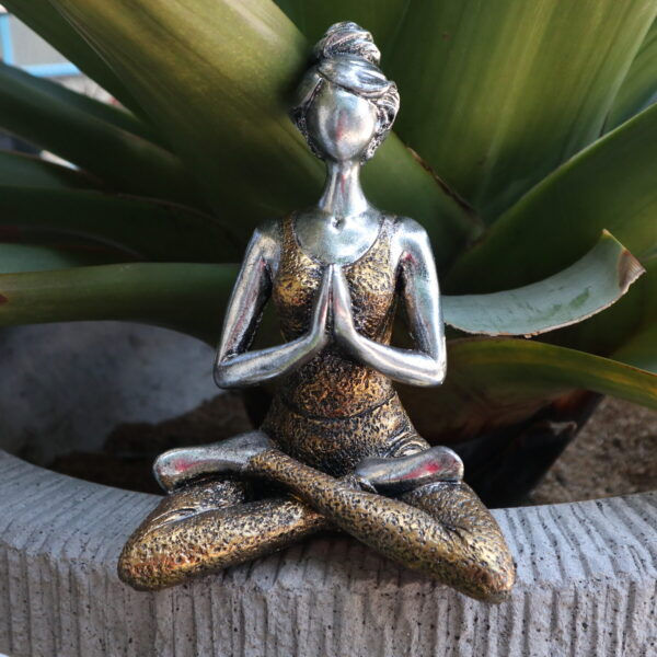 Thumbnail: Yoga Lady Figures 24 cm Resin Figurines Ornament Statue Sculpture