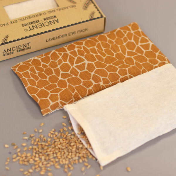 Thumbnail: Lavender Natural Cotton and Juco Eye Pillow in Gift Box