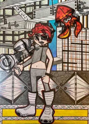 Splatoon octoling fan