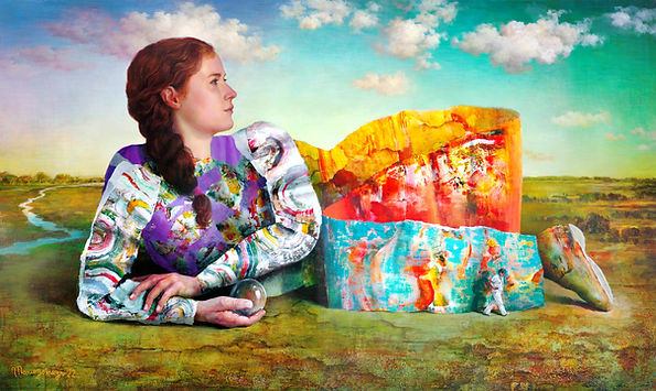 The empire of shape | Oil