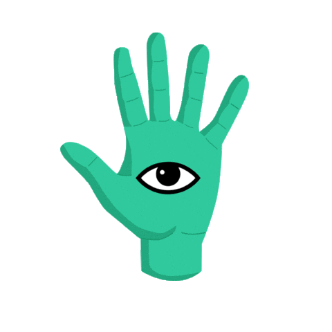 Blinking Third Eye Sticker by Kim Campbell.gif