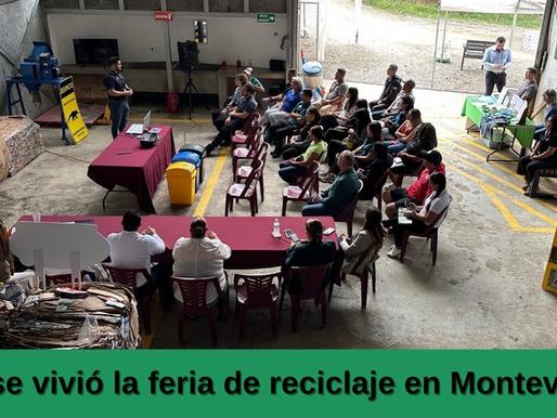 Asà se vivió la feria del reciclaje en Monteverde