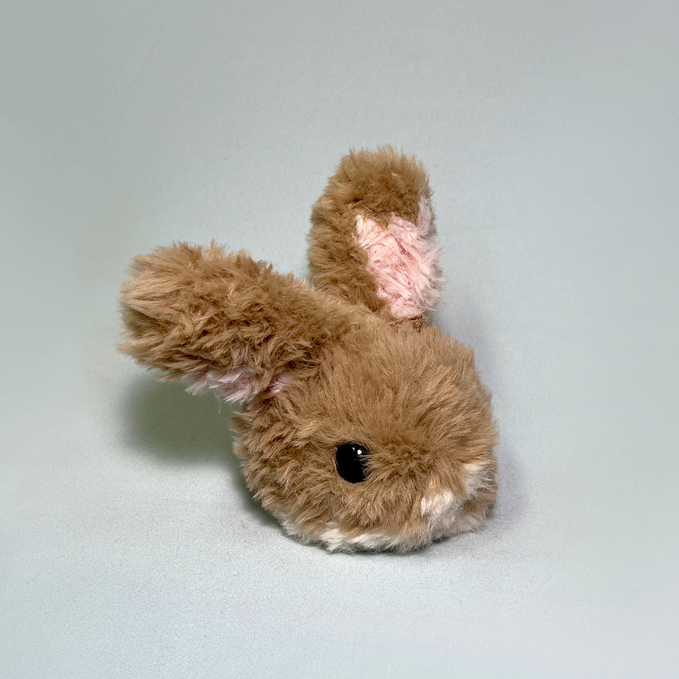 Thumbnail: Bunny Bag Charm - Helicopter Ears Light Brown