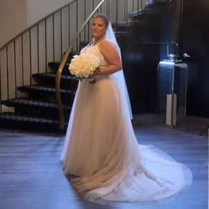 New York New Jersey Bride hairstyle updo 