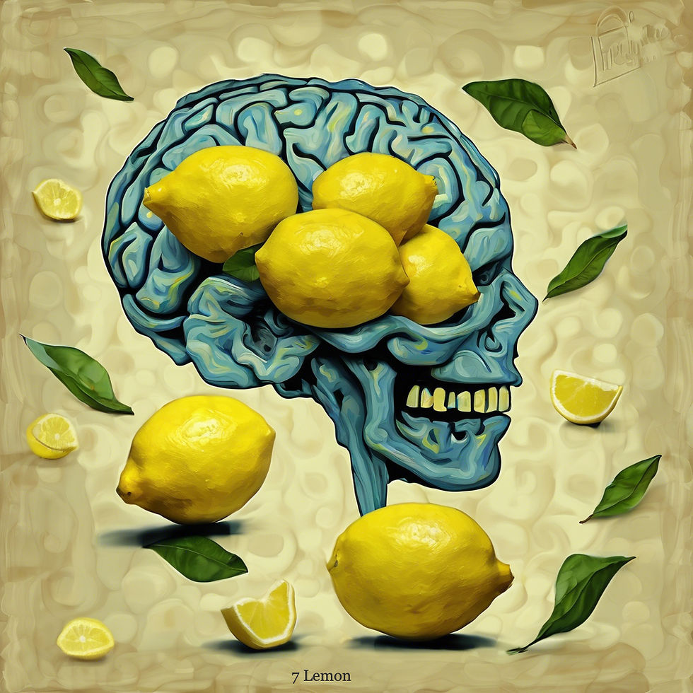 7L VAN GOGH BRAIN AND 7 LEMONS