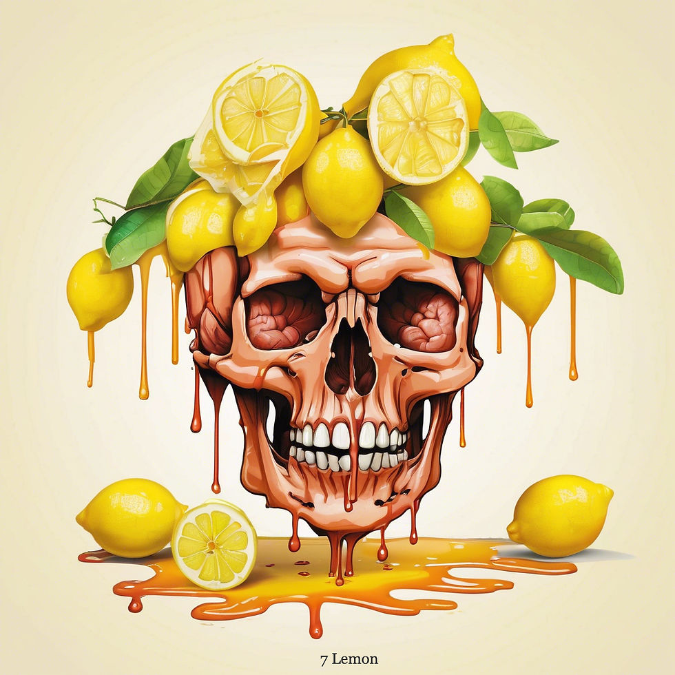 7L dripping brain and lemons