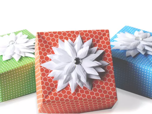 DIY Origami Gift Box Paper Craft