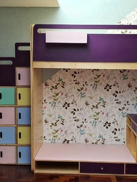 Quarto de menina colorido