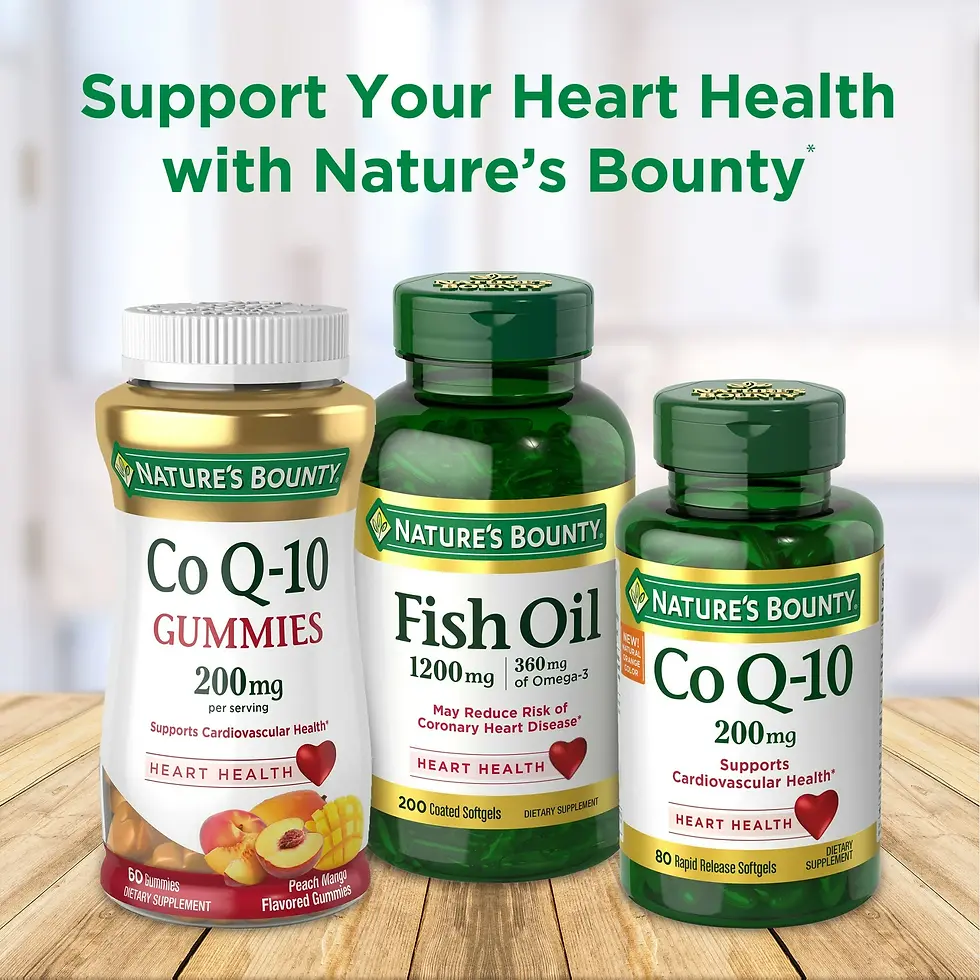 Thumbnail: Nature’s Bounty Fish Oil Softgels with Omega 3 Fatty Acids for Heart Health, 120