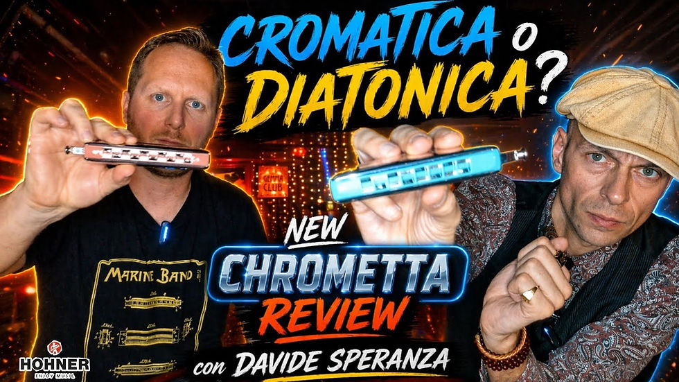Cromatica o diatonica? Due mondi, due approcci, un’unica passione: l’armonica.