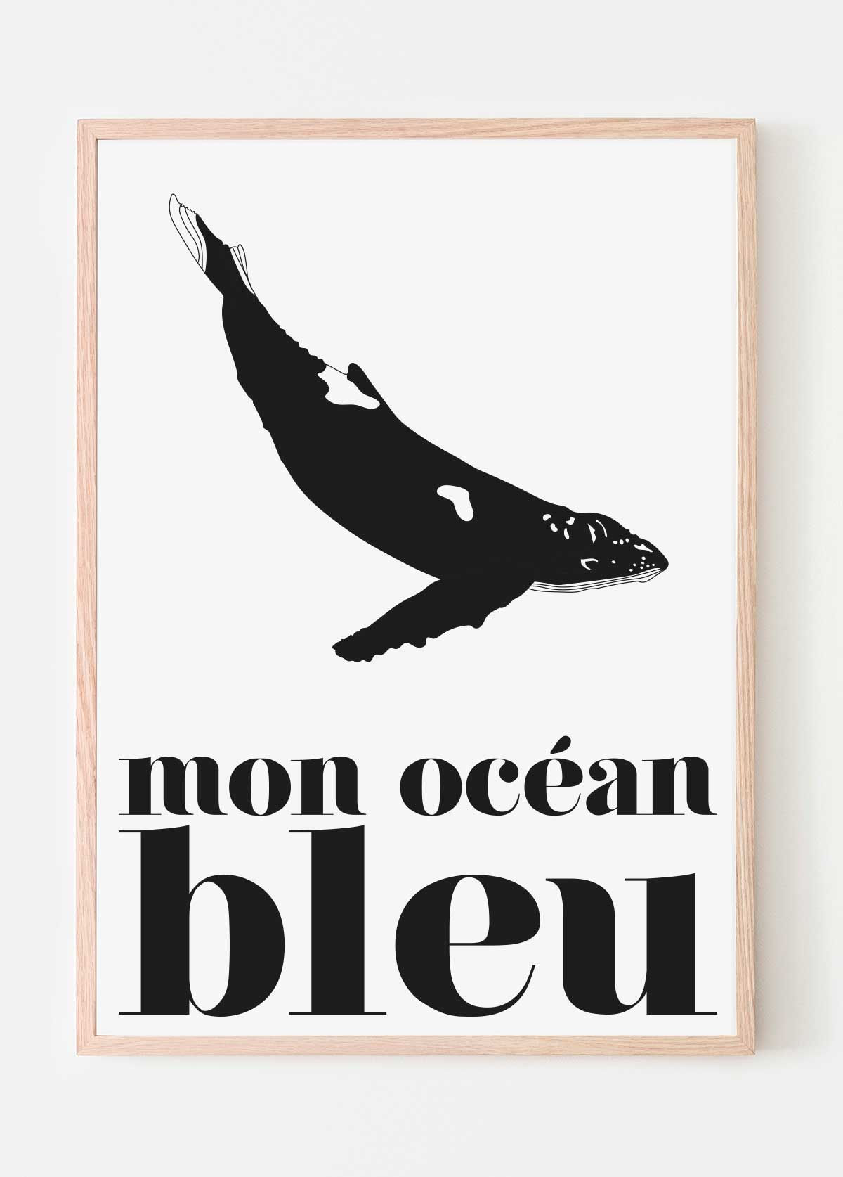 Poster Mon océan bleu