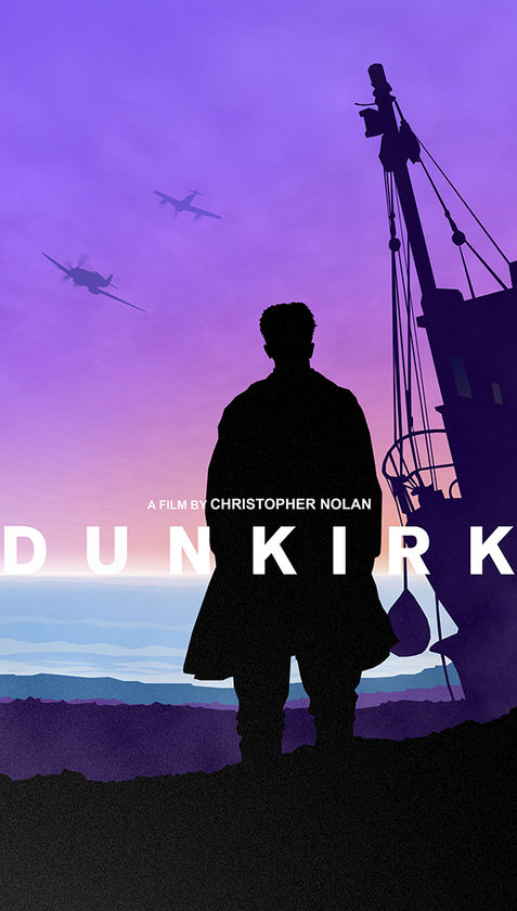 Movie poster design for Christopher Nolan's Dunkirk (2017)