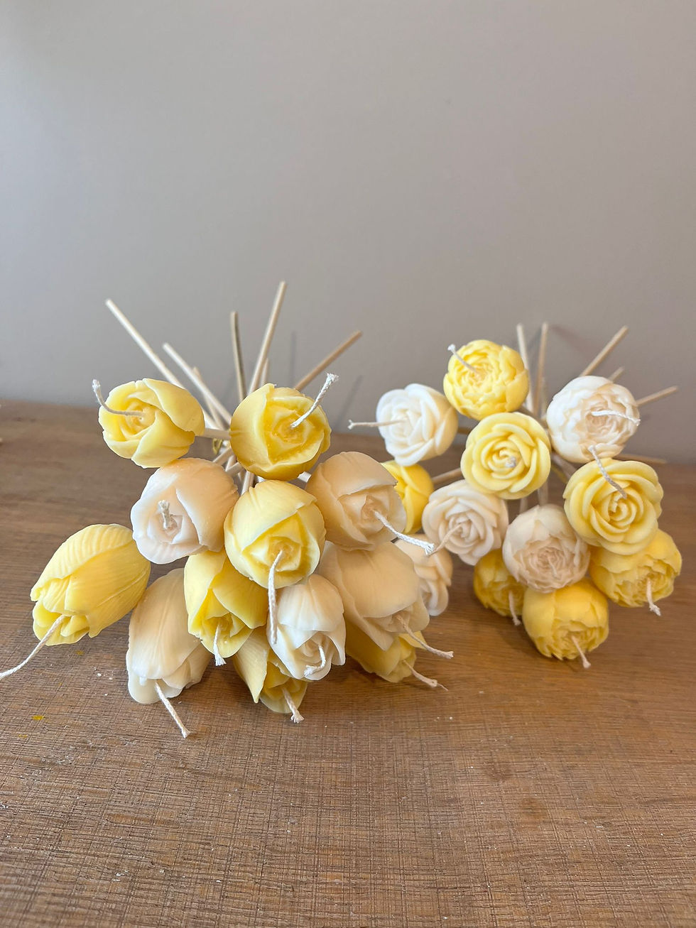 Thumbnail: Bloemenkaars op stok