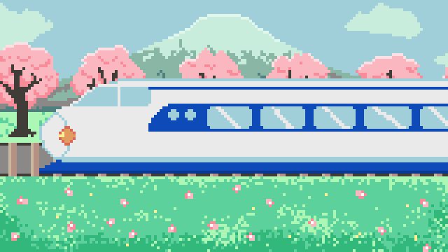 Textless Shinkansen animation