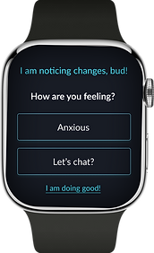 Smart watch check in screen