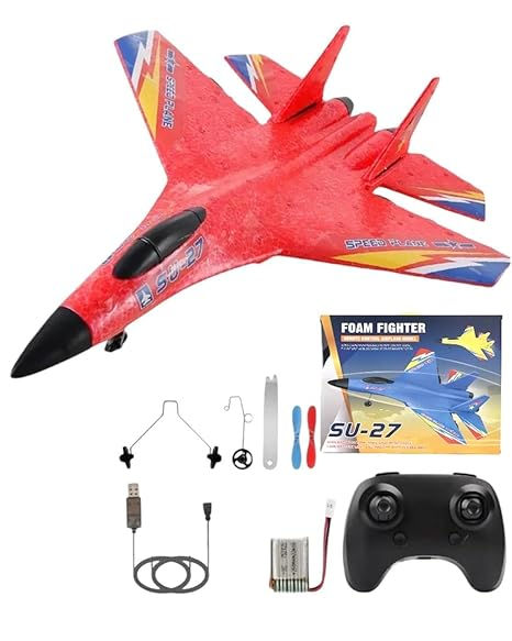 Wireless Fighter Jet Airplane Toy With Remote Control And Rechargeable Battery