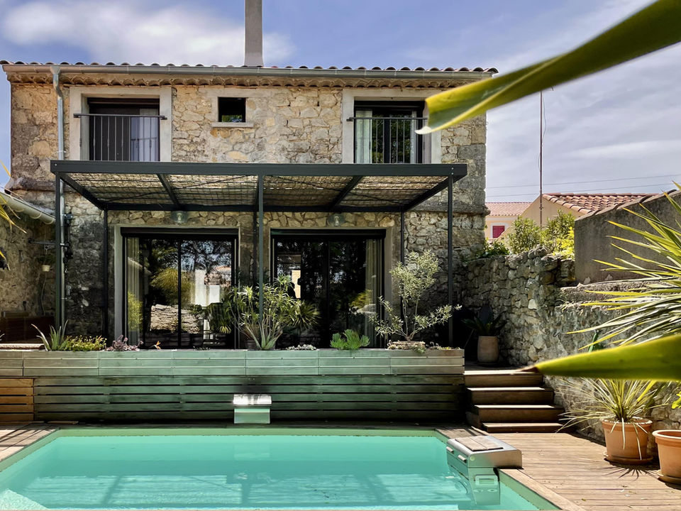 villa piscine à saint pargoire